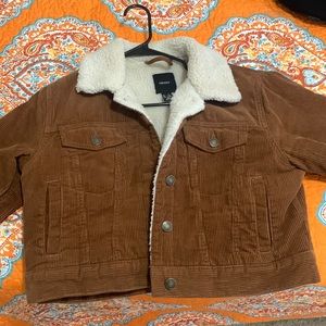 Cropped Corduroy Jacket